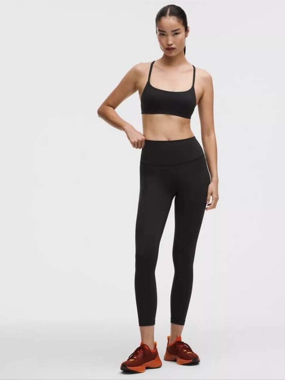 Lululemon Wunder Train High-Rise Tight 25" Black - Size 14